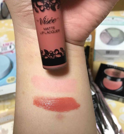 マットリップラッカー/Visée/口紅を使ったクチコミ(1枚目)