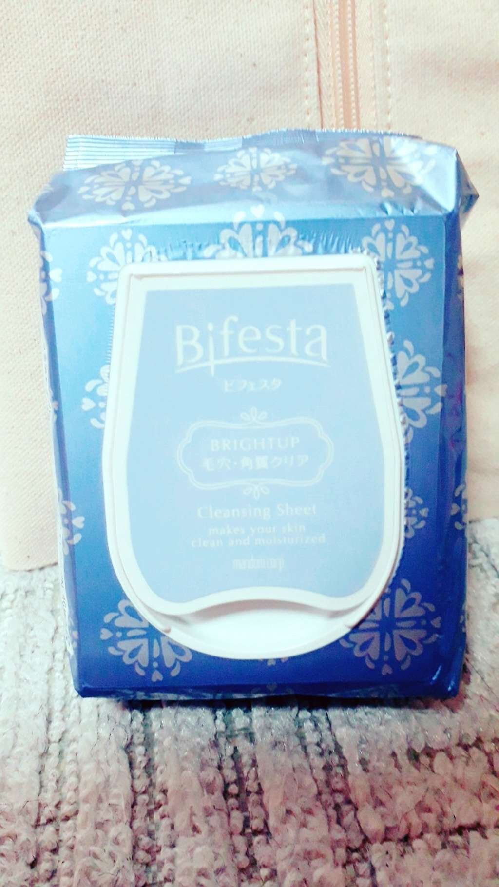 ミセラークレンジングシート ブライトアップ/ビフェスタ/クレンジングシートを使ったクチコミ(1枚目)