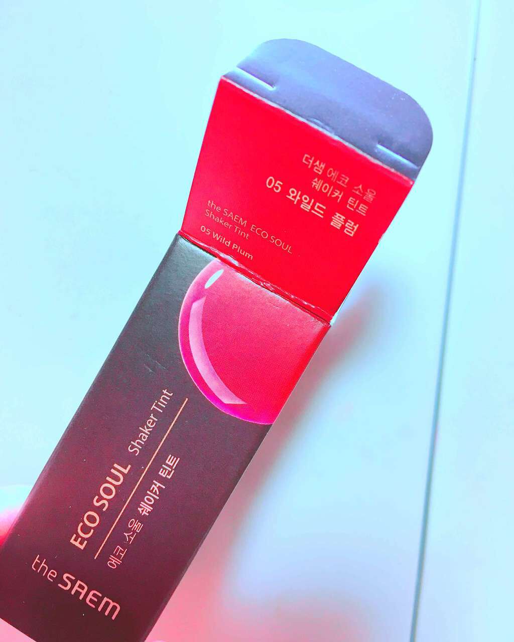 シェイカーティント/the SAEM/リップティントを使ったクチコミ(2枚目)