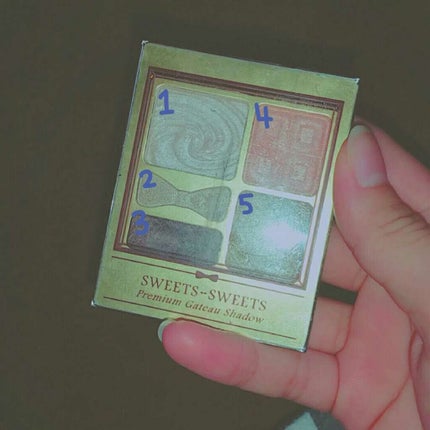 プレミアムガトーシャドウ/スウィーツ スウィーツ/アイシャドウパレットを使ったクチコミ(1枚目)