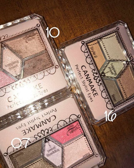 【旧品】パーフェクトスタイリストアイズ/キャンメイク/アイシャドウパレットを使ったクチコミ(1枚目)