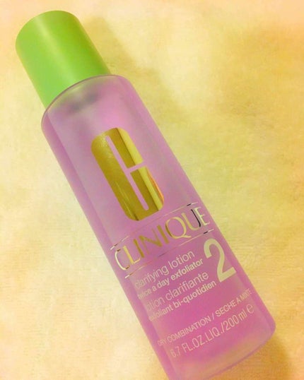 クラリファイング ローション 2/CLINIQUE/拭き取り化粧水を使ったクチコミ(1枚目)
