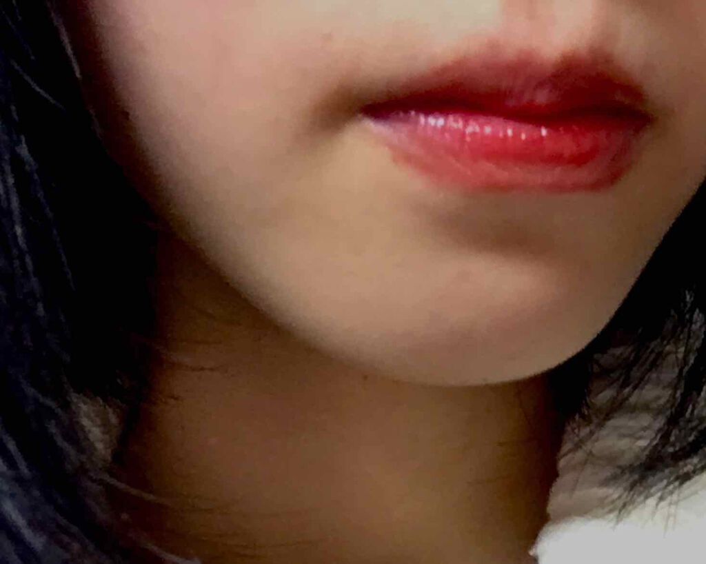 ディアダーリン リップティント(旧)/ETUDE/口紅を使ったクチコミ(3枚目)