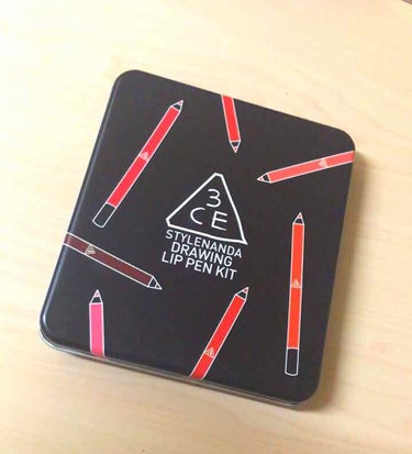 3CE  drawing lip pen kit/3CE/口紅を使ったクチコミ（1枚目）