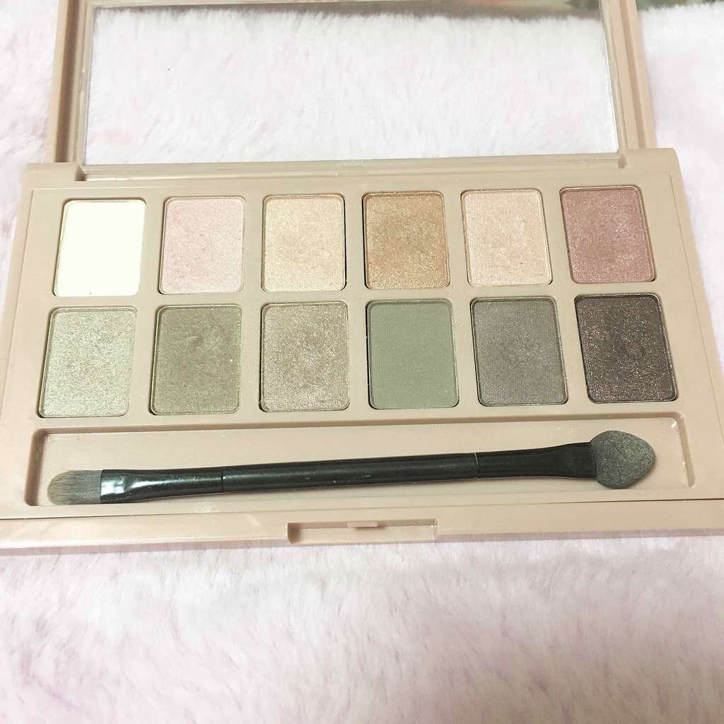ヌードパレット ブラッシュド/MAYBELLINE NEW YORK/アイシャドウパレットを使ったクチコミ（2枚目）