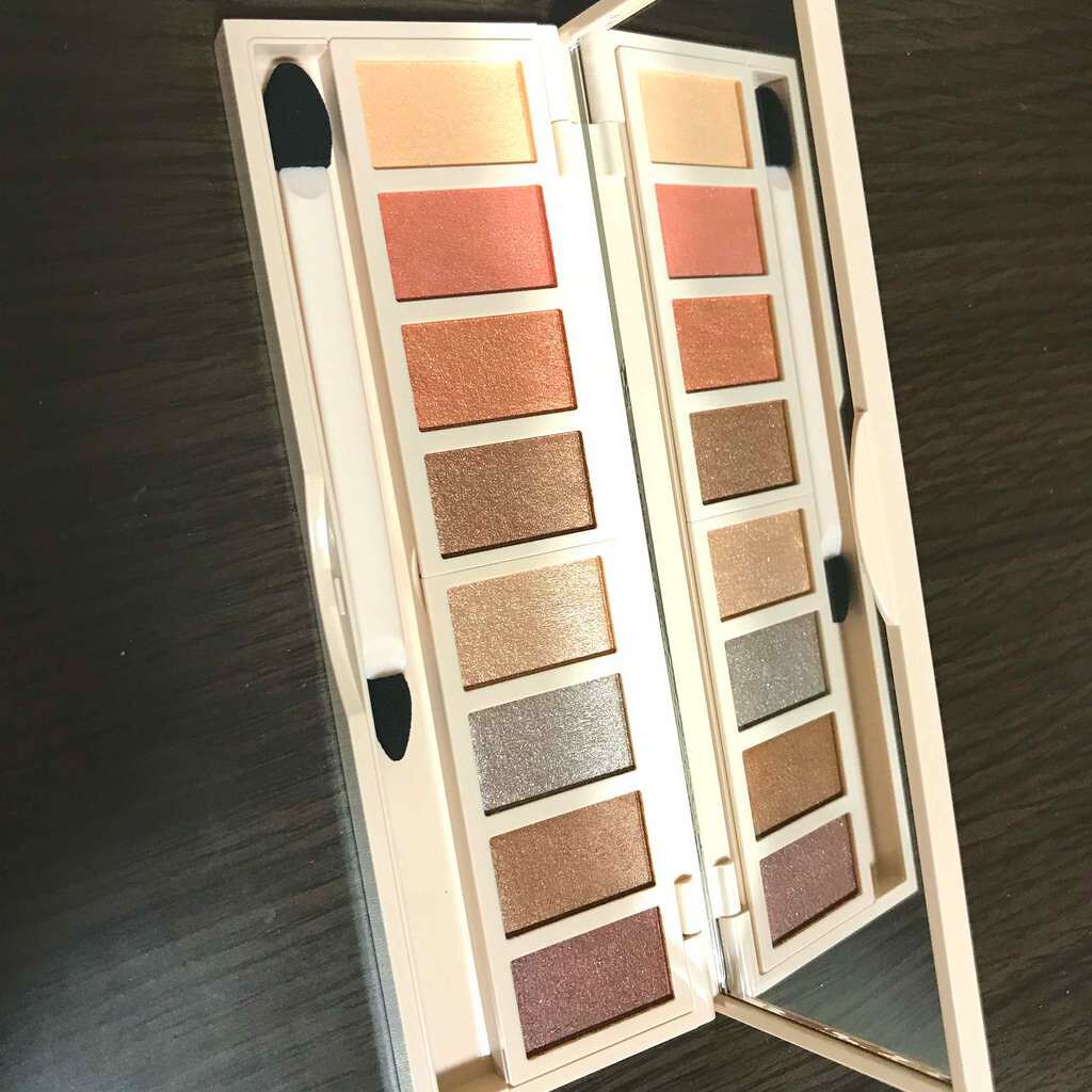 グラマラスヌード アイパレット (クリスマスコフレ 2017)/Visée/メイクアップキットを使ったクチコミ(2枚目)