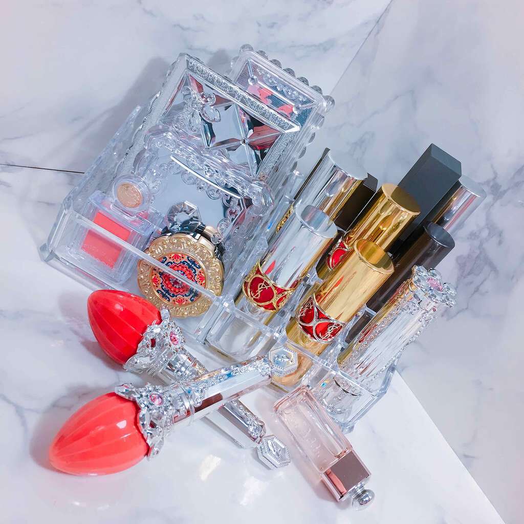 ルージュ ヴォリュプテ シャイン/YVES SAINT LAURENT BEAUTE/口紅を使ったクチコミ(1枚目)