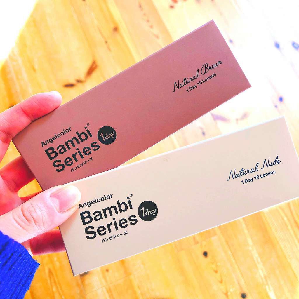 バンビシリーズ ワンデー ナチュラル/AngelColor/ワンデー(1DAY)カラコンを使ったクチコミ(1枚目)