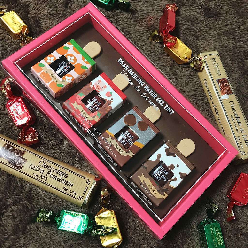 ディアダーリン ウォータージェルティント (アイスティント)/ETUDE/口紅を使ったクチコミ(1枚目)