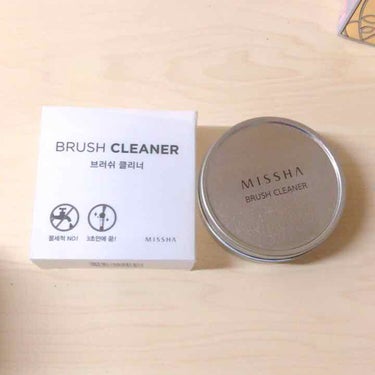 MISSHA          BRUSH CLEANER

Qoo10で購入しました❣️
これはブラシをわざわざ洗わなくてもいいのでとても便利でした💟
真ん中の白いスポンジは水を足してブラシに付けると