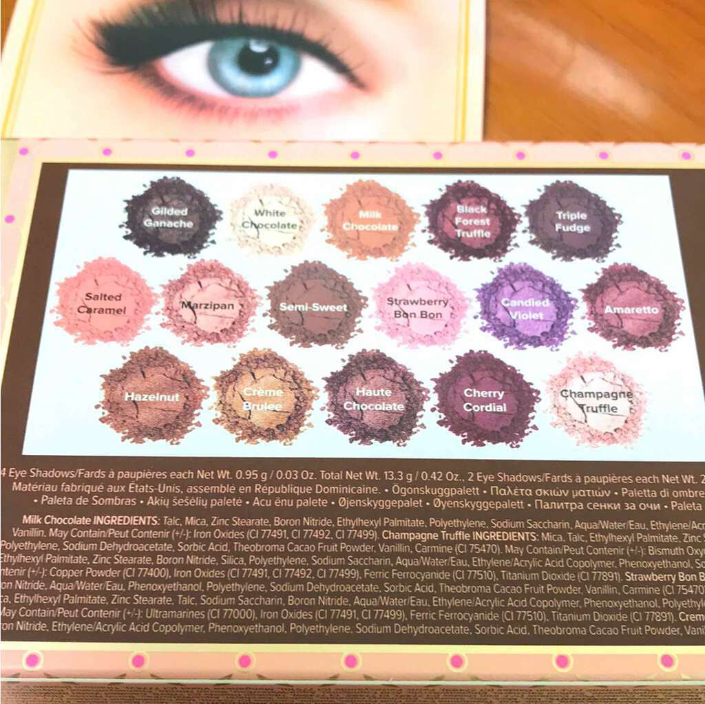 チョコレート バー アイシャドウ パレット/Too Faced/アイシャドウパレットを使ったクチコミ(4枚目)