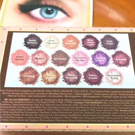 チョコレート バー アイシャドウ パレット/Too Faced/アイシャドウパレットを使ったクチコミ(4枚目)