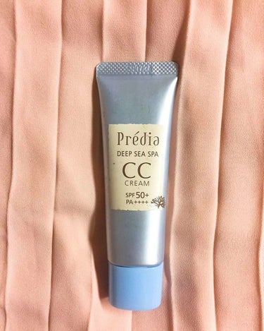 Vo.5🍎


商品名:predia ディープシー スパ
CCクリーム 01ライトベージュ
SPF50+/PA++++
￥2400+tax



私が初めて自分で買った化粧品です！


恥ずかしいですが