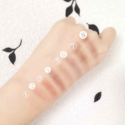 グラマラスヌード アイパレット (クリスマスコフレ 2017)/Visée/メイクアップキットを使ったクチコミ(4枚目)