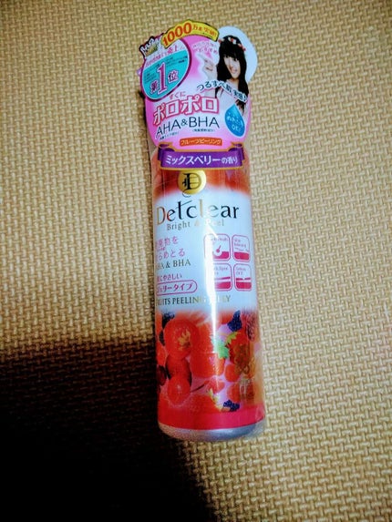 DETクリア ブライト&ピール ピーリングジェリー <ミックスベリーの香り>/Detclear/ピーリングを使ったクチコミ(1枚目)