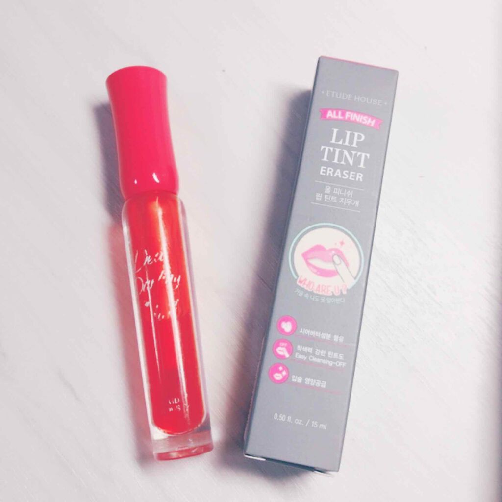 オールフィニッシュ リップティントリムーバー/ETUDE/ポイントメイクリムーバーを使ったクチコミ(1枚目)