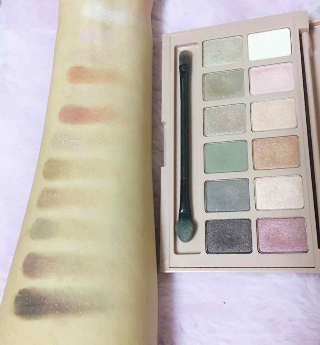 ヌードパレット ブラッシュド/MAYBELLINE NEW YORK/アイシャドウパレットを使ったクチコミ（3枚目）