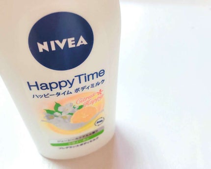 ハッピータイムボディミルク シトラスハッピー/ニベア/ボディミルクを使ったクチコミ(1枚目)