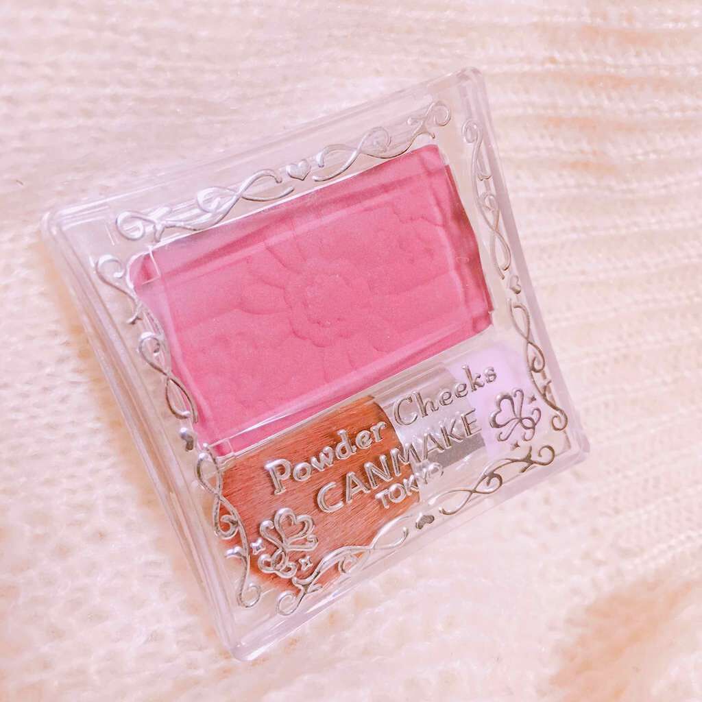 【旧品】パウダーチークス/キャンメイク/パウダーチークを使ったクチコミ(1枚目)