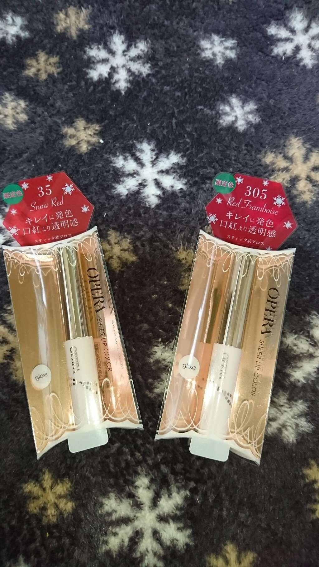 オペラ シアーリップカラー RN/OPERA/リップグロスを使ったクチコミ（1枚目）