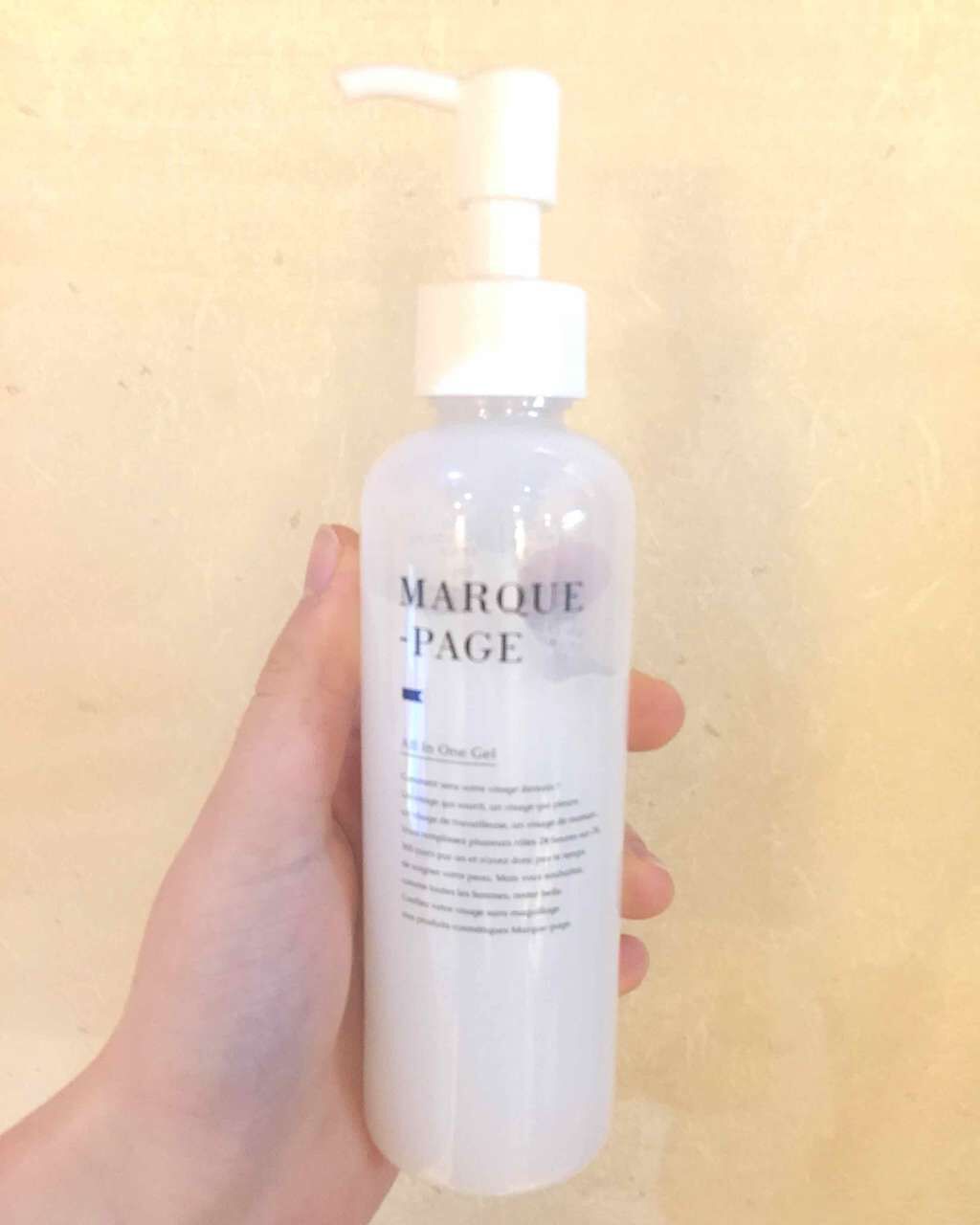 マルクパージュ オールインワンゲル/MARUQUE PAGE/オールインワン化粧品を使ったクチコミ(1枚目)