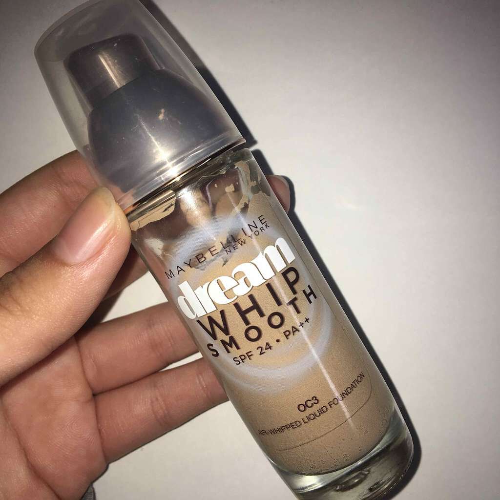 ドリームホイップ スムース リキッド/MAYBELLINE NEW YORK/リキッドファンデーションを使ったクチコミ(1枚目)