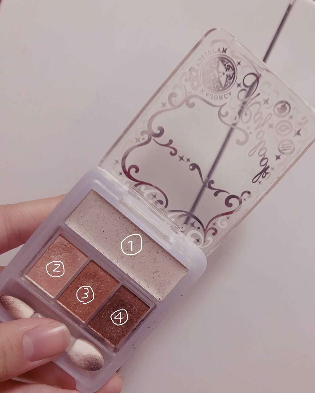 マジョルック(イルミネーター)/MAJOLICA MAJORCA/アイシャドウパレットを使ったクチコミ(2枚目)