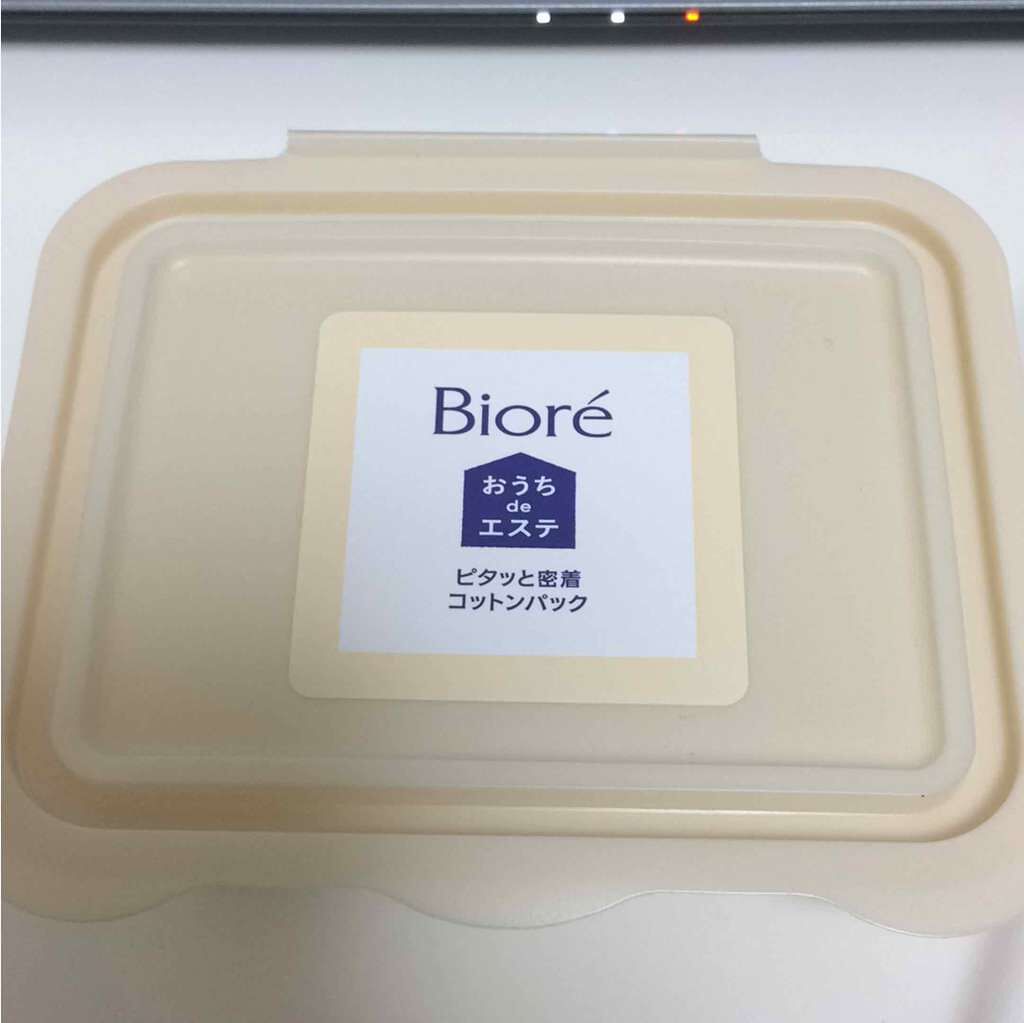 おうちdeエステ ピタッと密着コットンパック/ビオレ/シートマスク・パックを使ったクチコミ（1枚目）