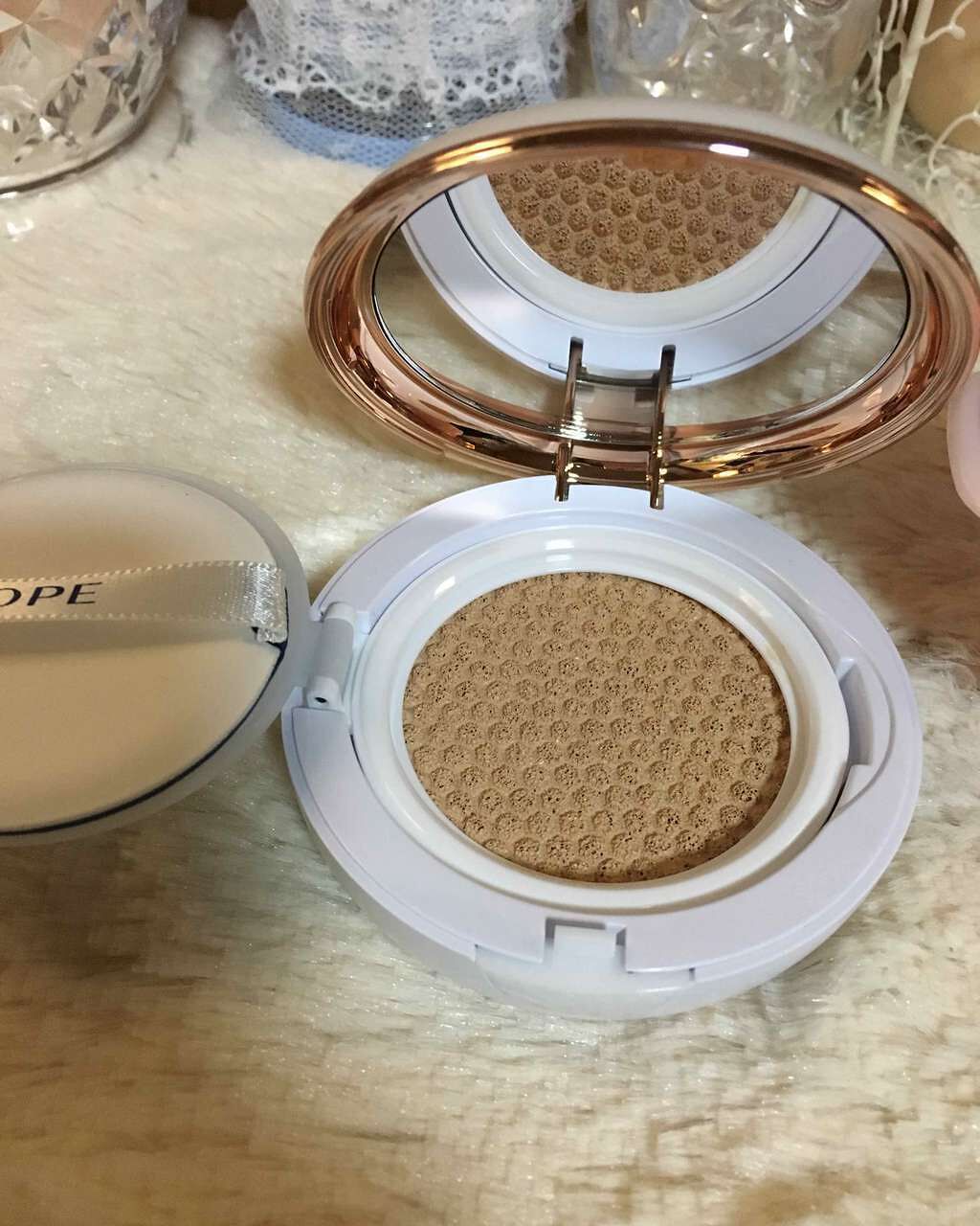 エアクッション インテンスカバー/IOPE/クッションファンデーションを使ったクチコミ（2枚目）