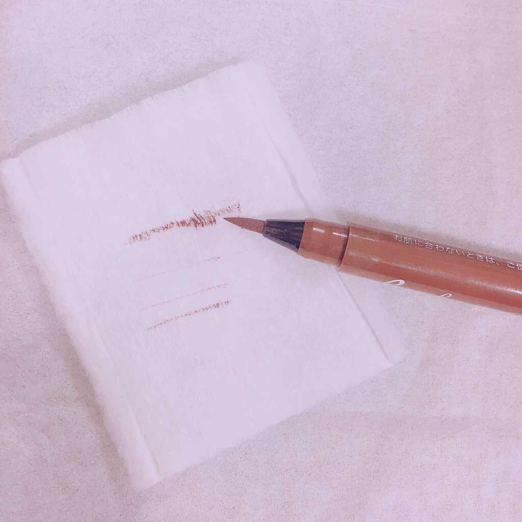 エスポルールカラーアイライナー ライトブラウン/エスポルール/リキッドアイライナーを使ったクチコミ（3枚目）