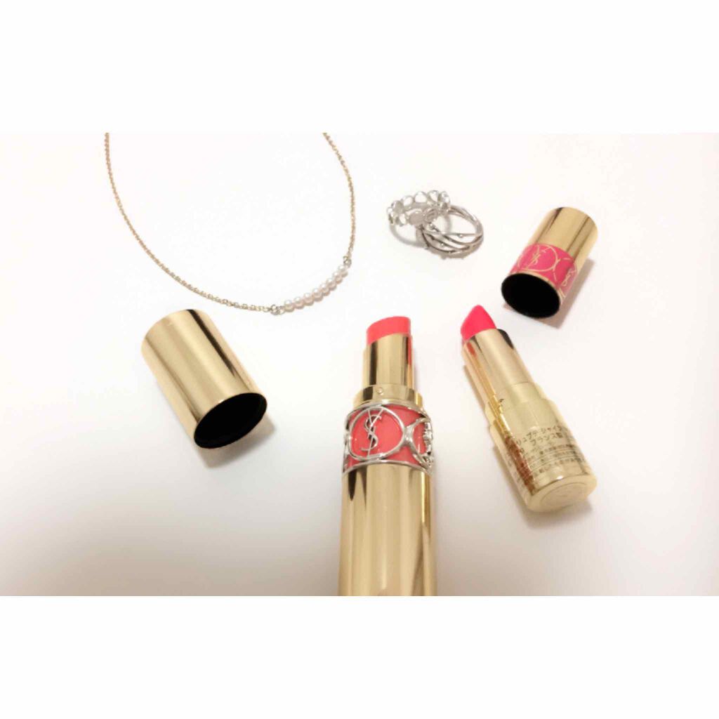 ルージュ ヴォリュプテ シャイン/YVES SAINT LAURENT BEAUTE/口紅を使ったクチコミ(1枚目)