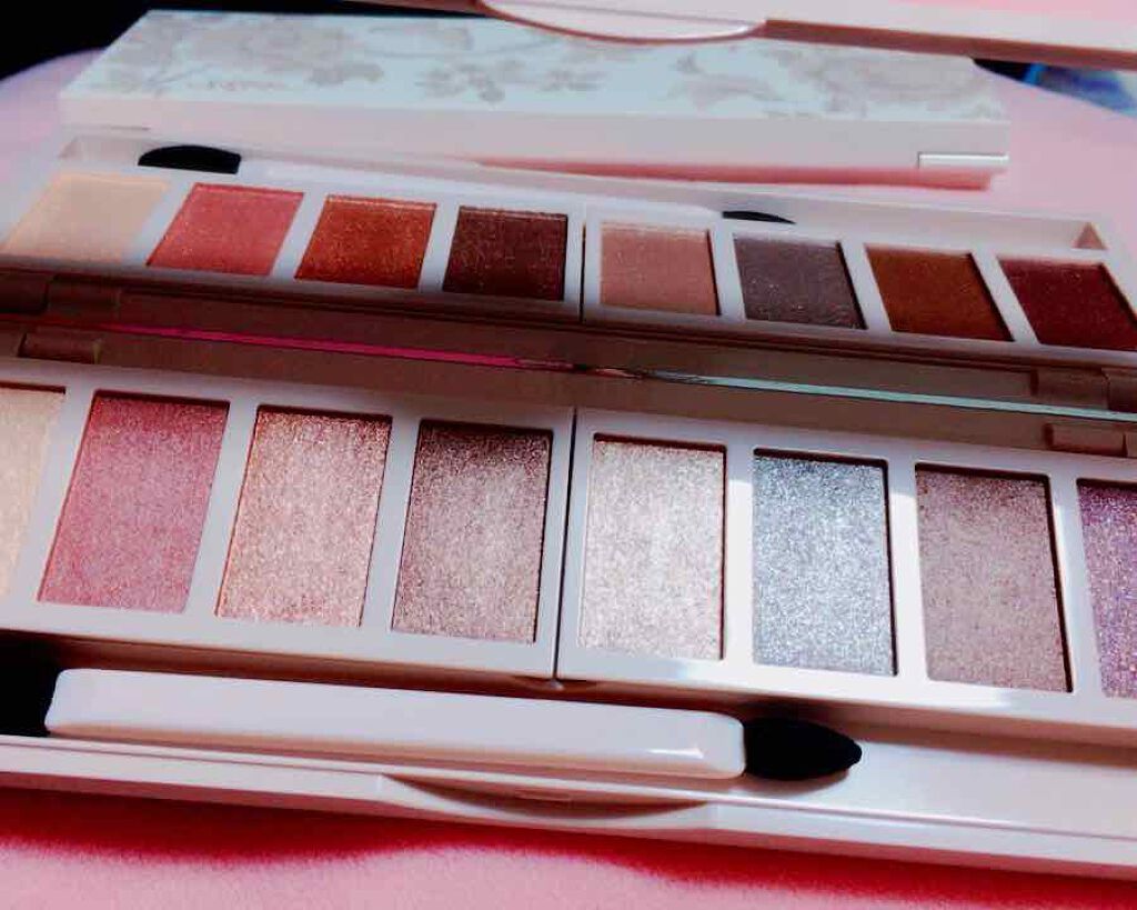 グラマラスヌード アイパレット (クリスマスコフレ 2017)/Visée/メイクアップキットを使ったクチコミ(3枚目)