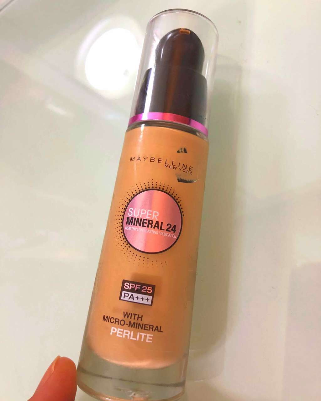 SP ミネラル リキッド ロングキープ/MAYBELLINE NEW YORK/リキッドファンデーションを使ったクチコミ(1枚目)