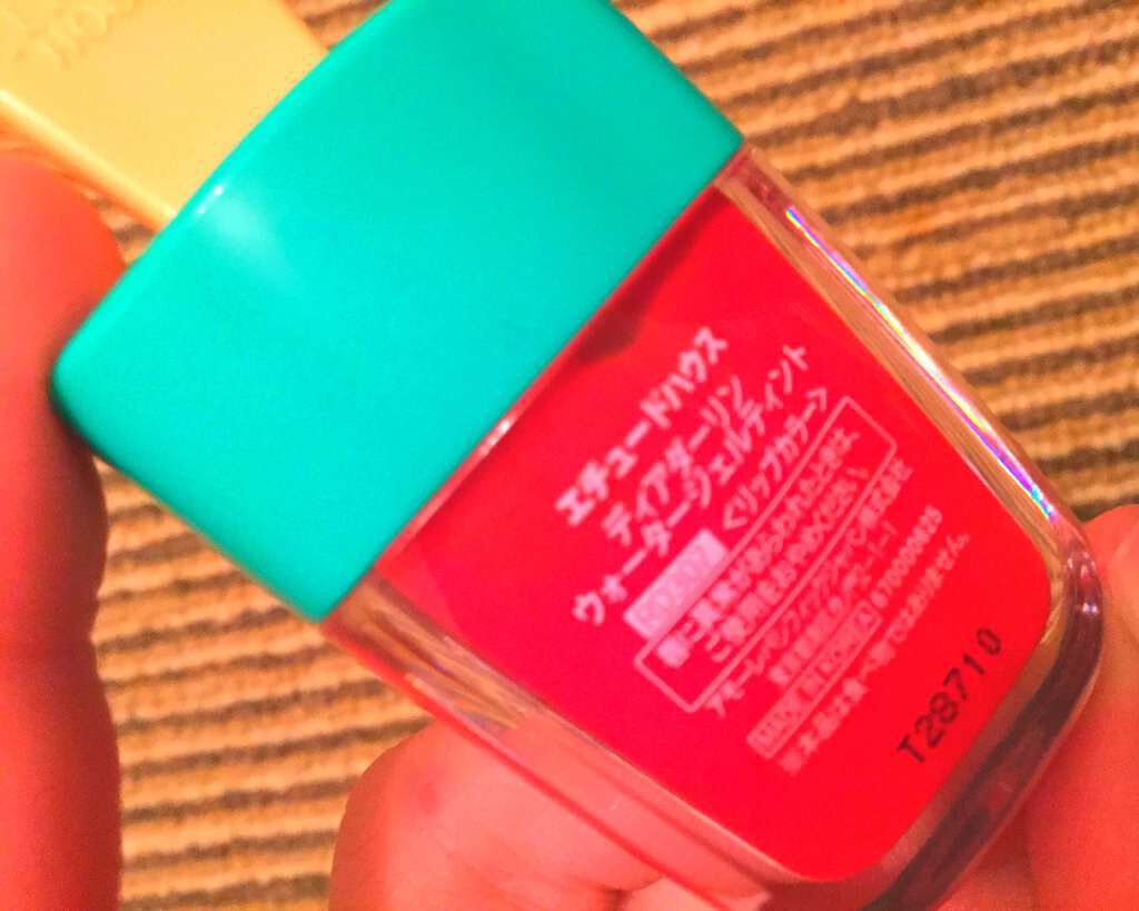 ディアダーリン ウォータージェルティント (アイスティント)/ETUDE/口紅を使ったクチコミ(2枚目)