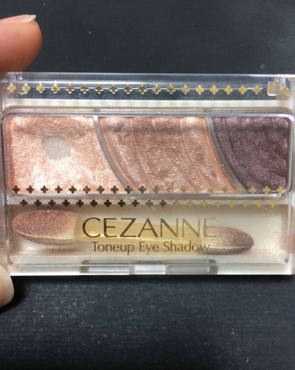 トーンアップアイシャドウ/CEZANNE/アイシャドウパレットを使ったクチコミ(1枚目)