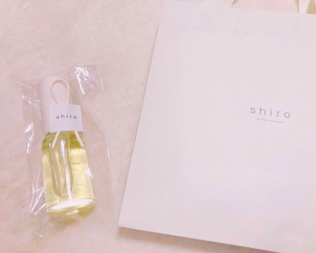 サボン ヘアオイル/SHIRO/ヘアオイルを使ったクチコミ（1枚目）