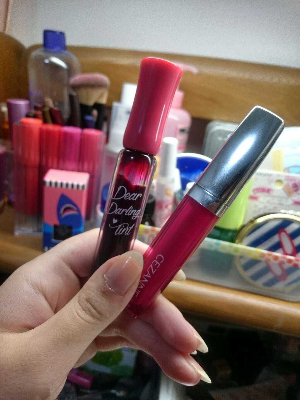 ディアダーリン ウォータージェルティント/ETUDE/リップティントを使ったクチコミ（2枚目）