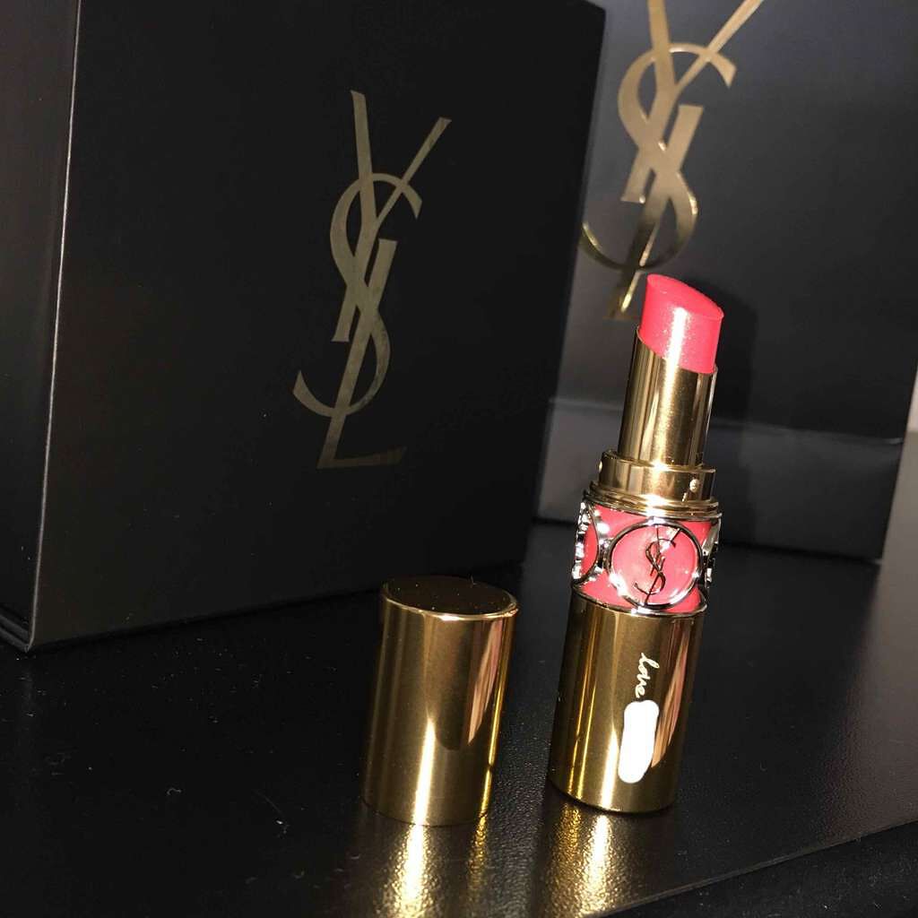 ルージュ ヴォリュプテ シャイン/YVES SAINT LAURENT BEAUTE/口紅を使ったクチコミ(1枚目)