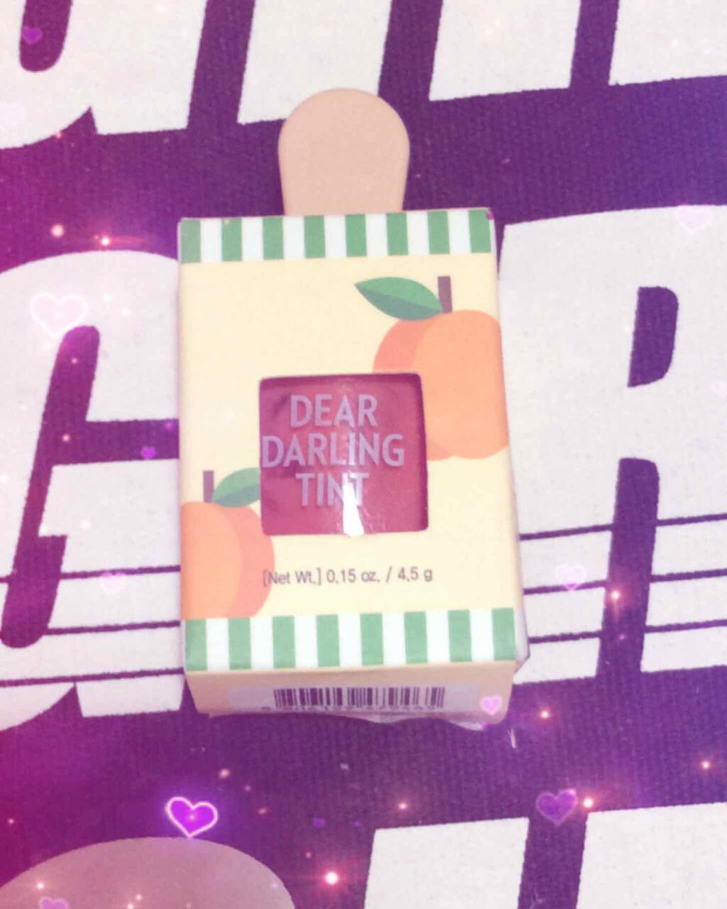 ディアダーリン ウォータージェルティント (アイスティント)/ETUDE/口紅を使ったクチコミ(1枚目)