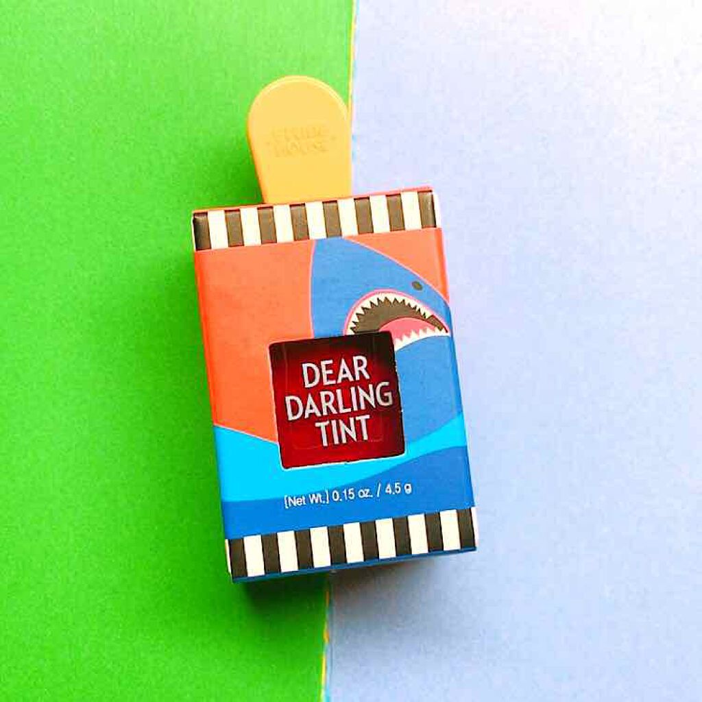 ディアダーリン ウォータージェルティント （アイスティント）/ETUDE/口紅を使ったクチコミ（1枚目）