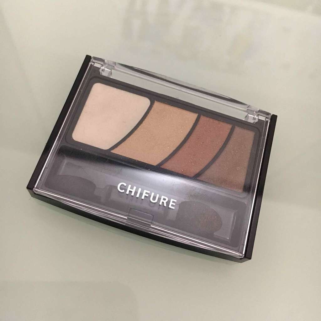 グラデーション アイ カラー(チップ付)/ちふれ/アイシャドウパレットを使ったクチコミ(1枚目)