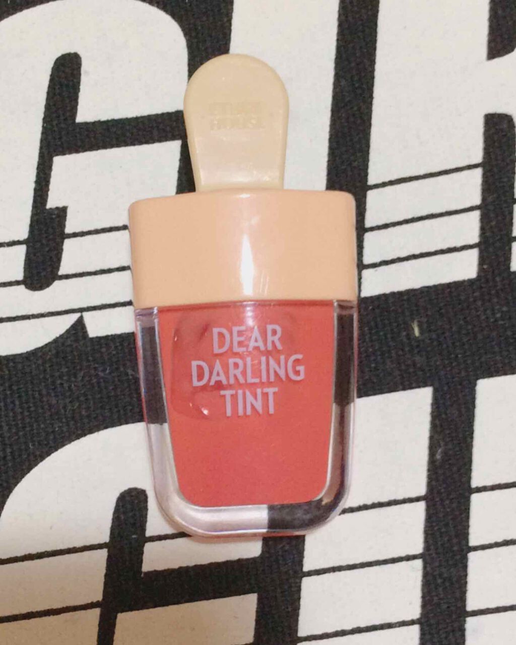 ディアダーリン ウォータージェルティント (アイスティント)/ETUDE/口紅を使ったクチコミ(3枚目)