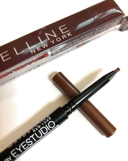 アイステュディオ スリム アイライナー/MAYBELLINE NEW YORK/ペンシルアイライナーを使ったクチコミ(2枚目)