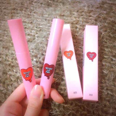 3CE TATTOO LIP TINT #YAY OR NAY/3CE/リップグロスを使ったクチコミ（1枚目）