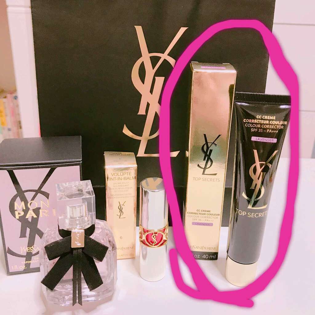 トップ シークレット CC クリーム No1 ローズ/YVES SAINT LAURENT BEAUTE/CCクリームを使ったクチコミ（1枚目）