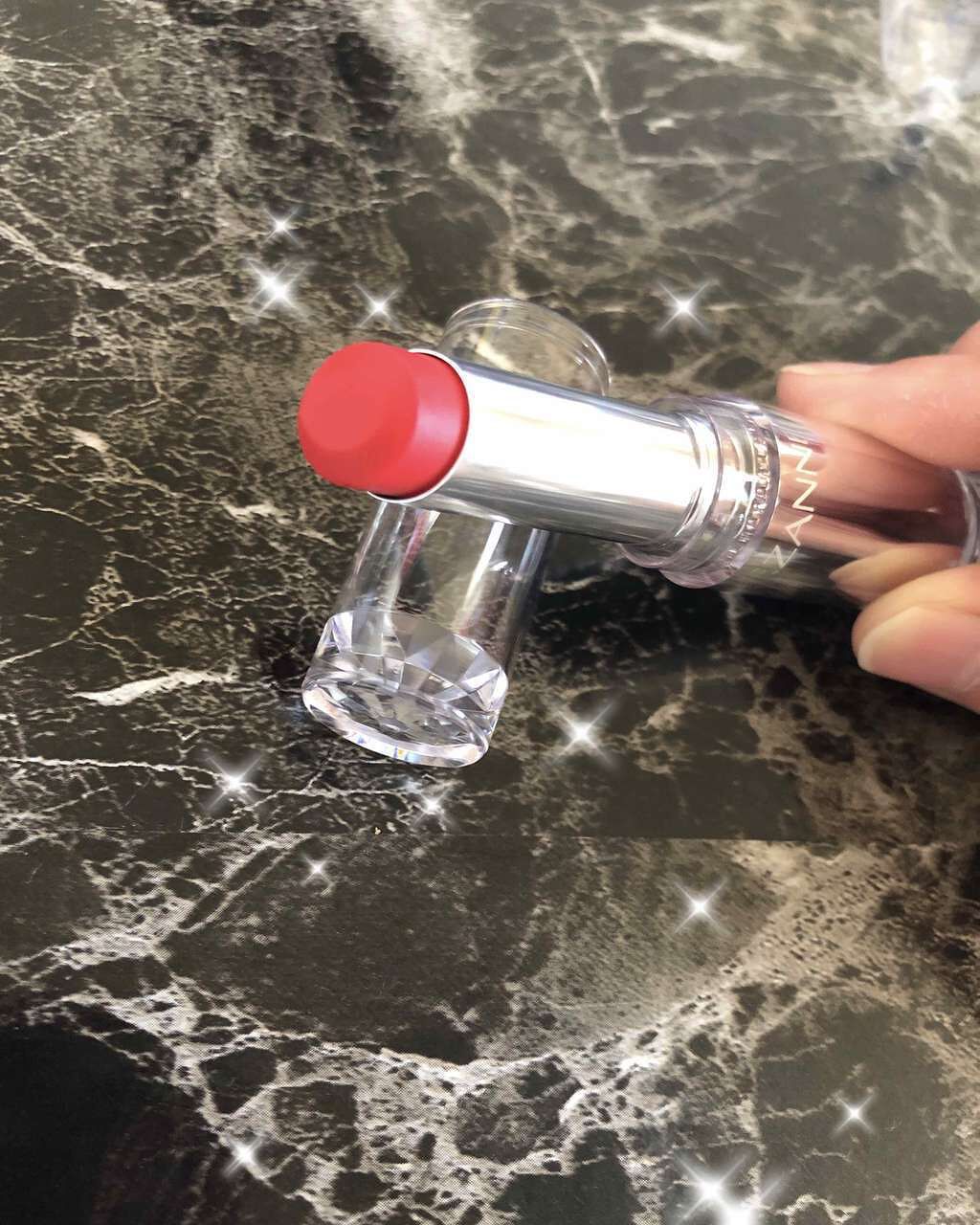 ラスティンググロスリップ/CEZANNE/口紅を使ったクチコミ(2枚目)