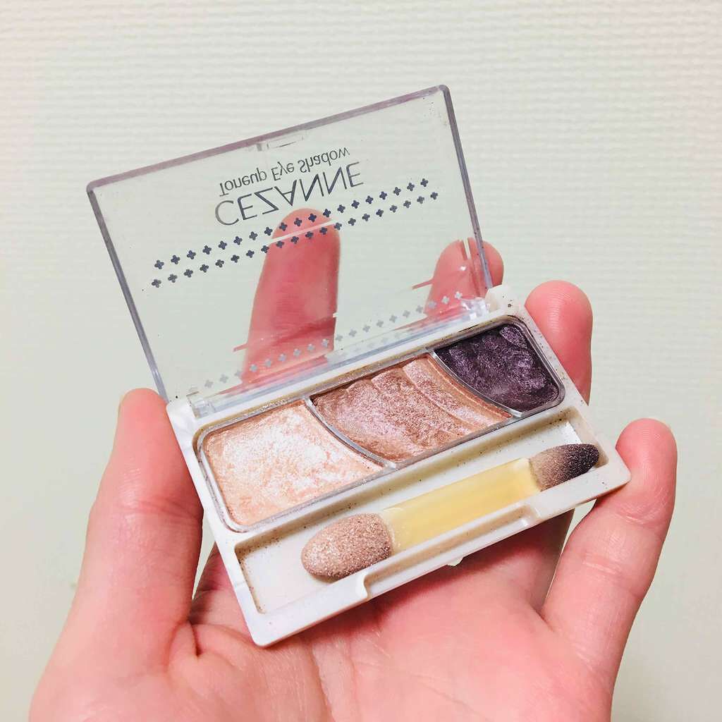 トーンアップアイシャドウ/CEZANNE/アイシャドウパレットを使ったクチコミ(1枚目)