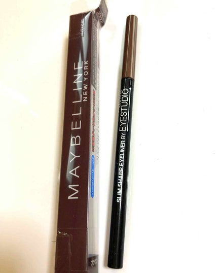 アイステュディオ スリム アイライナー/MAYBELLINE NEW YORK/ペンシルアイライナーを使ったクチコミ(1枚目)
