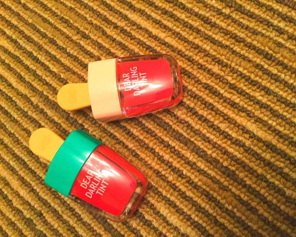 ディアダーリン ウォータージェルティント (アイスティント)/ETUDE/口紅を使ったクチコミ(1枚目)