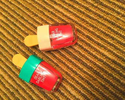 ディアダーリン ウォータージェルティント (アイスティント)/ETUDE/口紅を使ったクチコミ(1枚目)